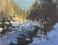 First Light on Tesuque Creek | Donald Weber | Oil | Sage Creek Gallery