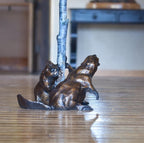 Dam Beavers (Edition of 150) by Jesse Horton | Bronze | Sage Creek Gallery | Side