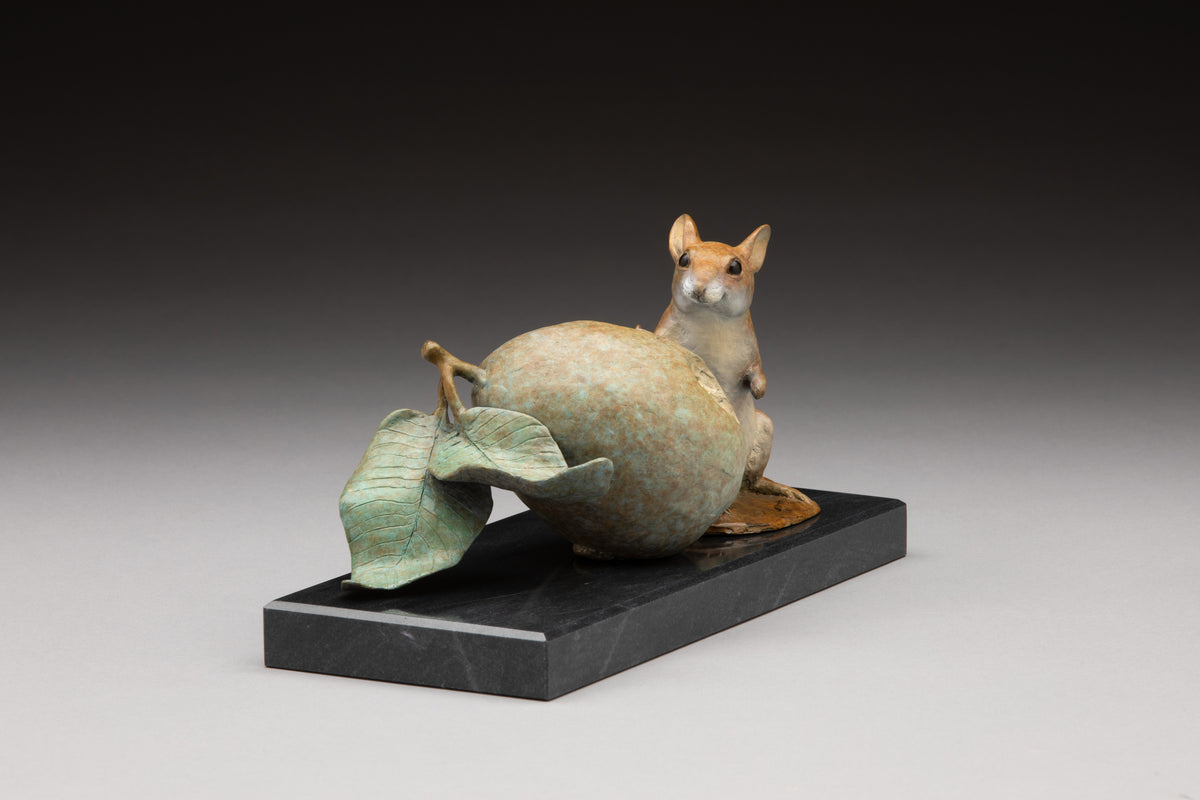 Bounty From Above (Open Edition) by Diane Mason | Bronze | Sage Creek Gallery | Side Front