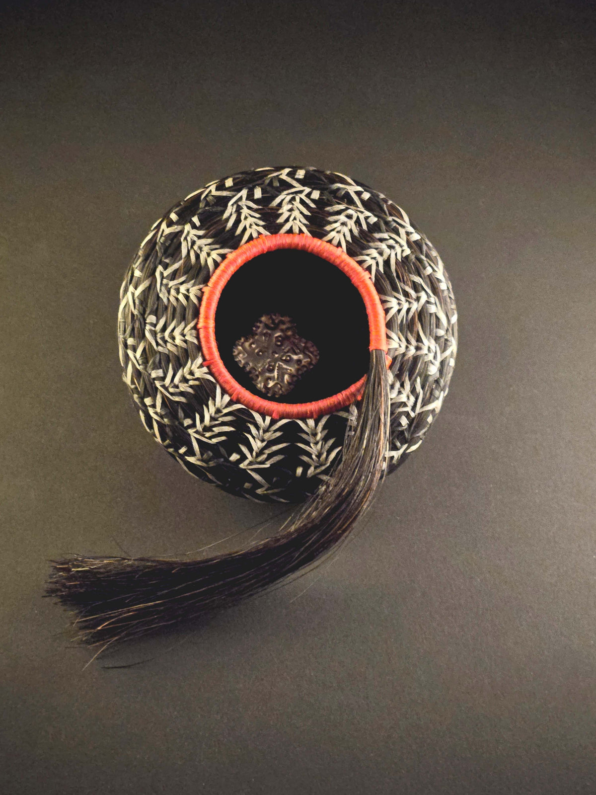 El Rojo | Jane Chavez | Horsehair | Sage Creek Gallery | Top