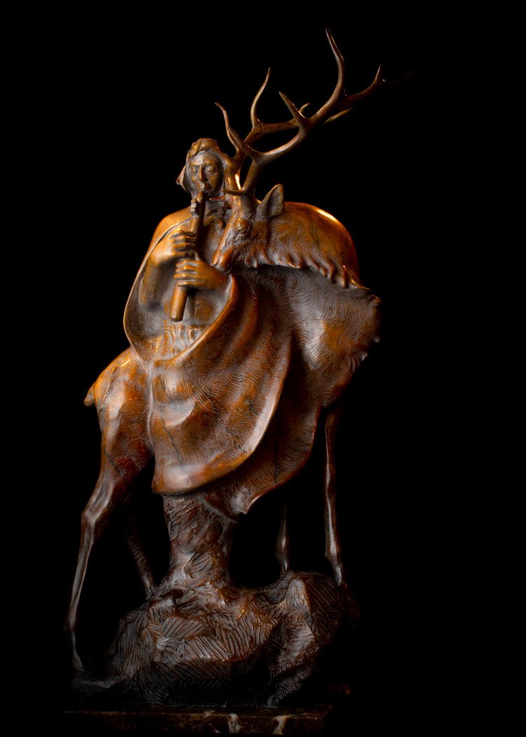 Harmony (Edition of 50) by Lincoln Fox | Bronze | Sage Creek Gallery | Front