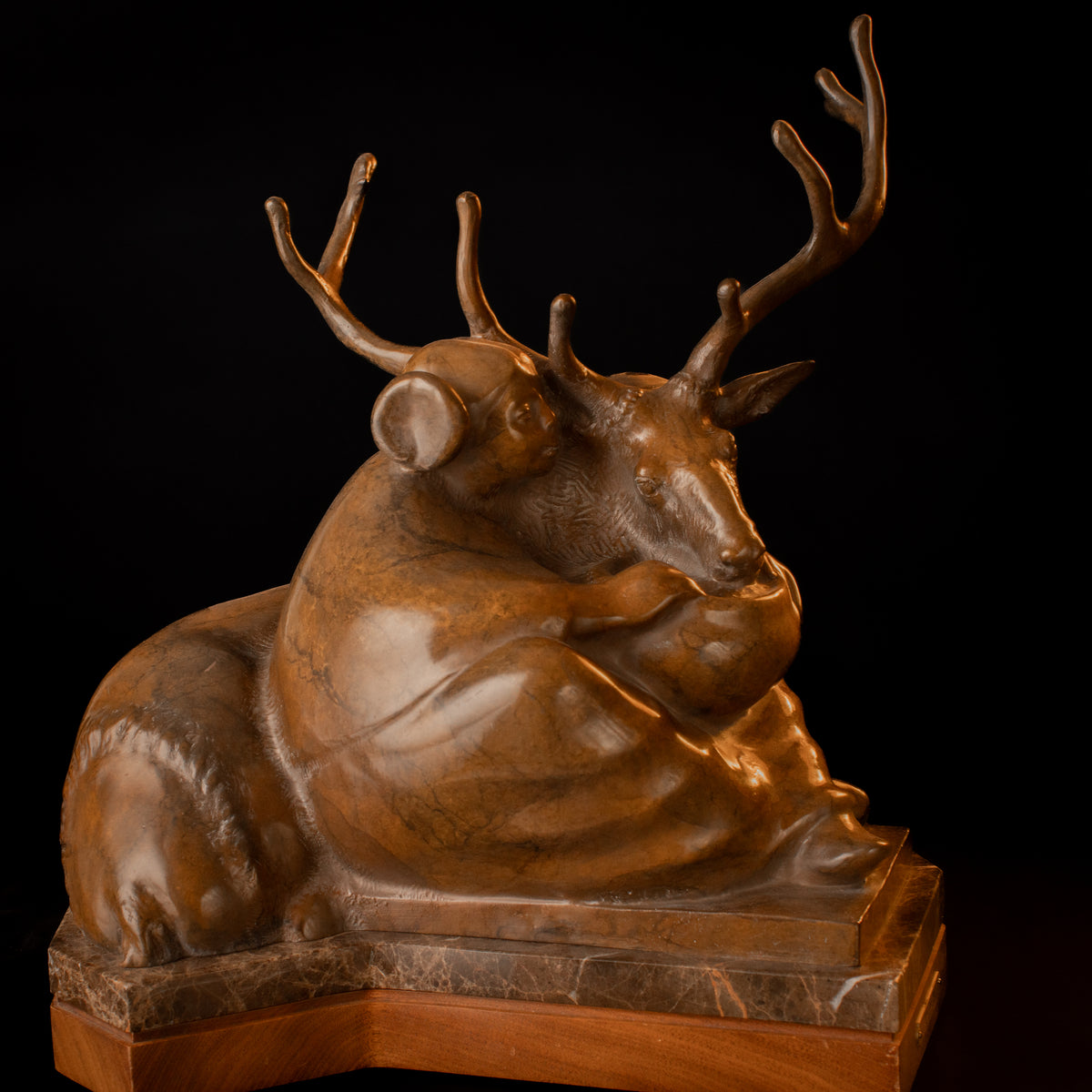 Daybreak (Edition of 50) by Lincoln Fox | Bronze | Sage Creek Gallery | Side
