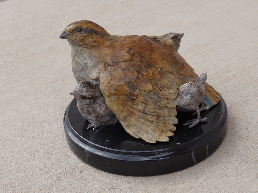 Mother's Love (Edition of 19) by Diane Mason | Bronze | Sage Creek Gallery | Back