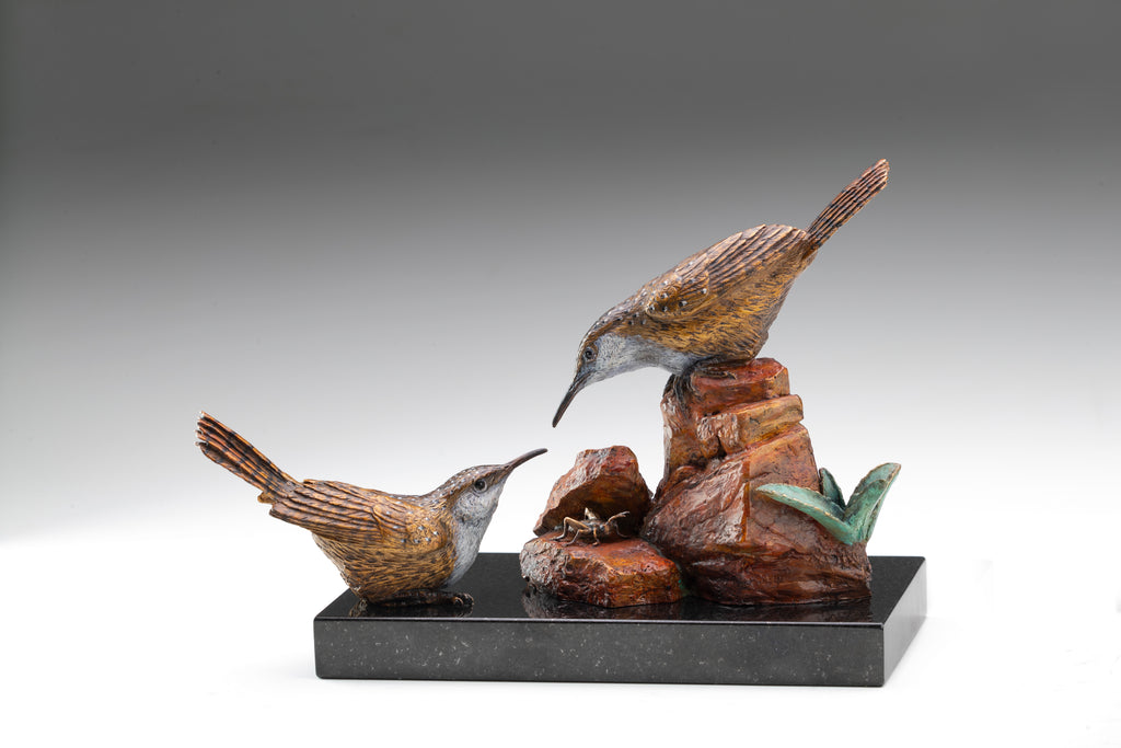 On the Rocks (Edition of 50) by Kim Kori | Bronze | Sage Creek Gallery | Side