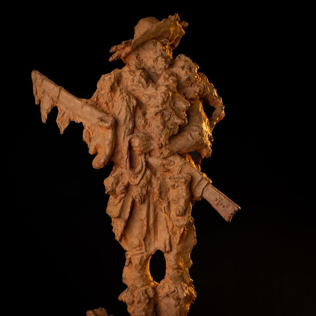 The Mountain Man | Scott Rogers | Bronze | Sage Creek Gallery | Front Closeup