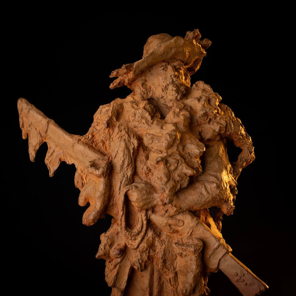 The Mountain Man | Scott Rogers | Bronze | Sage Creek Gallery | Closeup