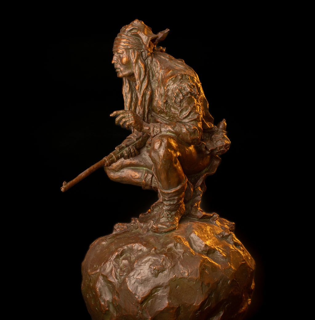 Chiricahua Apache (Edition of 30) by Scott Rogers | Bronze | Sage Creek Gallery | Image 4