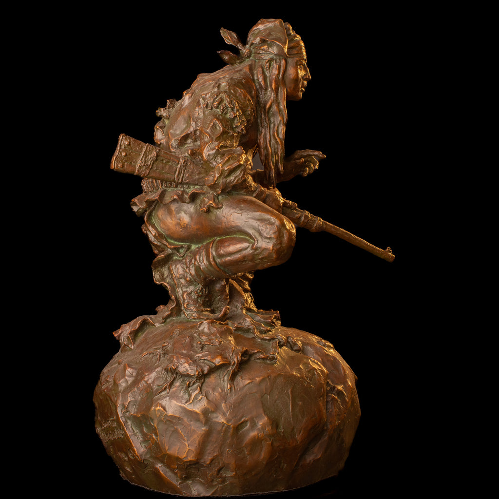 Chiricahua Apache (Edition of 30) by Scott Rogers | Bronze | Sage Creek Gallery | Image 5