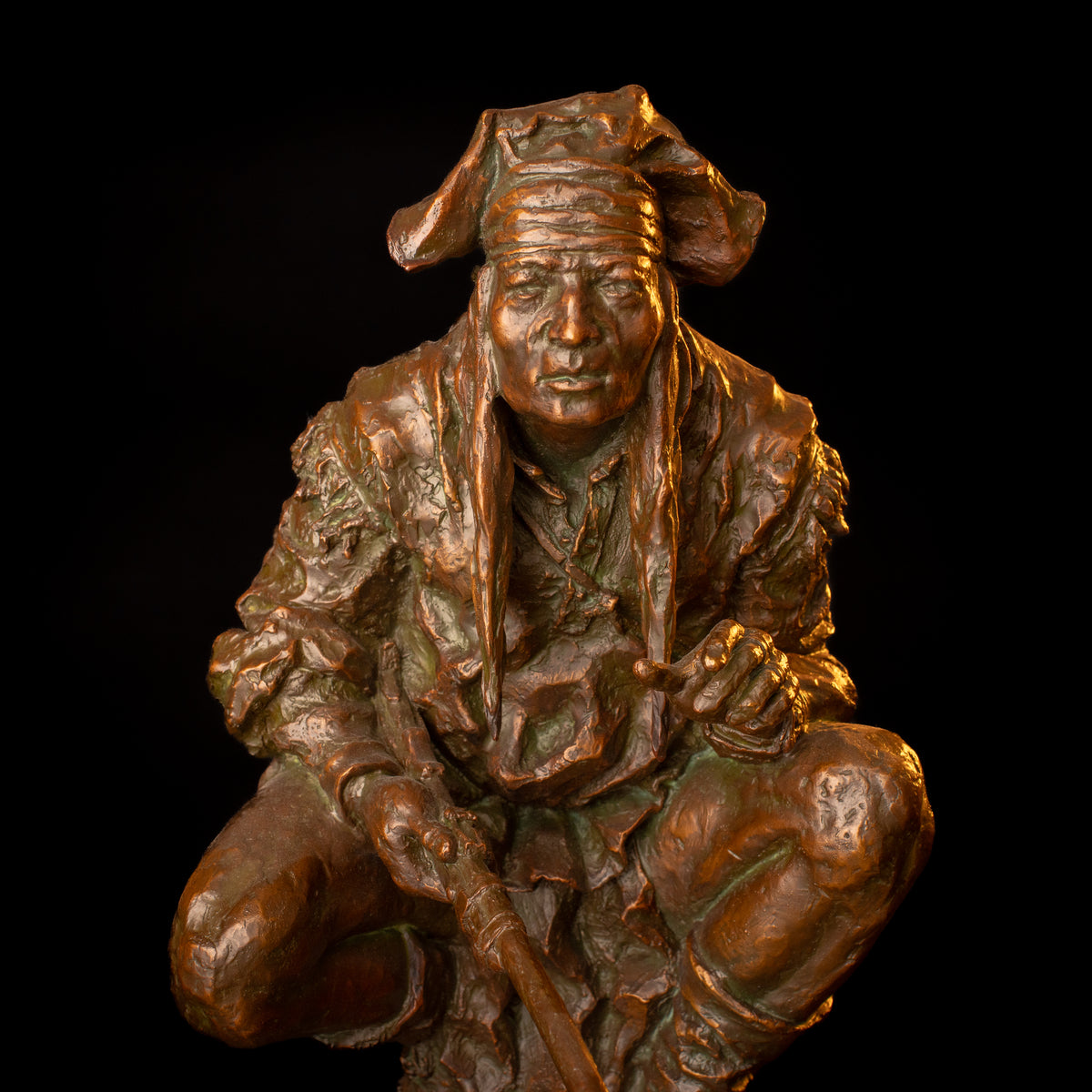 Chiricahua Apache (Edition of 30) by Scott Rogers | Bronze | Sage Creek Gallery | Image 8
