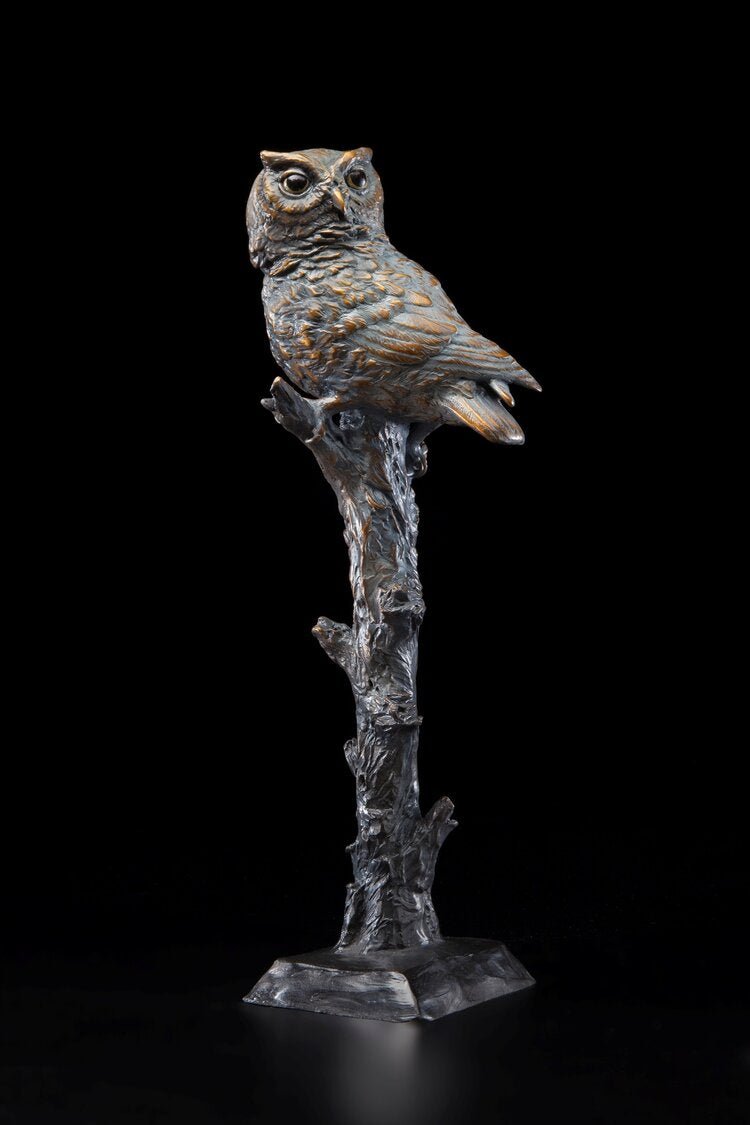 Silent Sentinel (Edition of 19) by Diane Mason | Bronze | Sage Creek Gallery | Front 2