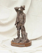 Sleepin' in these Clothes is Getting Old | Scott Rogers | Bronze | Sage Creek Gallery | Front