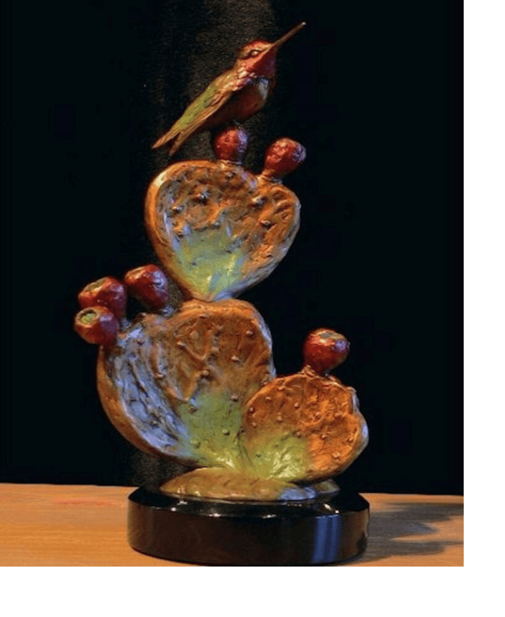 Desert in Bloom (Edition of 75) by Joan Zygmunt | Bronze | Sage Creek Gallery | Side