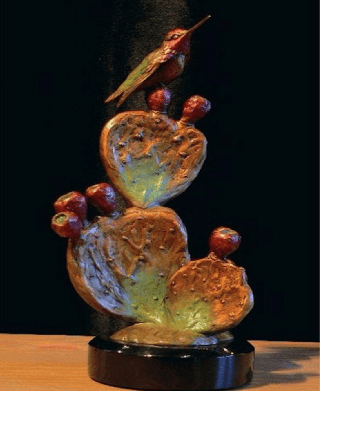 Desert in Bloom (Edition of 75) by Joan Zygmunt | Bronze | Sage Creek Gallery | Side