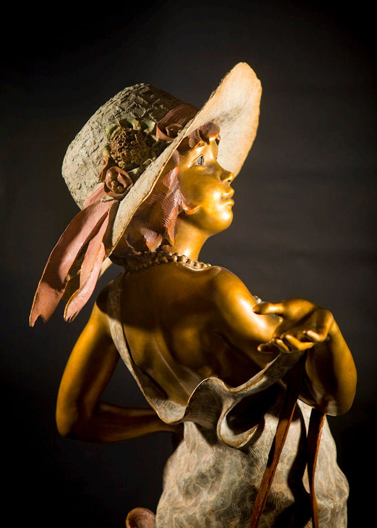 Lil' Lady (Life Size) (Edition of 150) by Walt Horton | Bronze | Sage Creek Gallery | Back