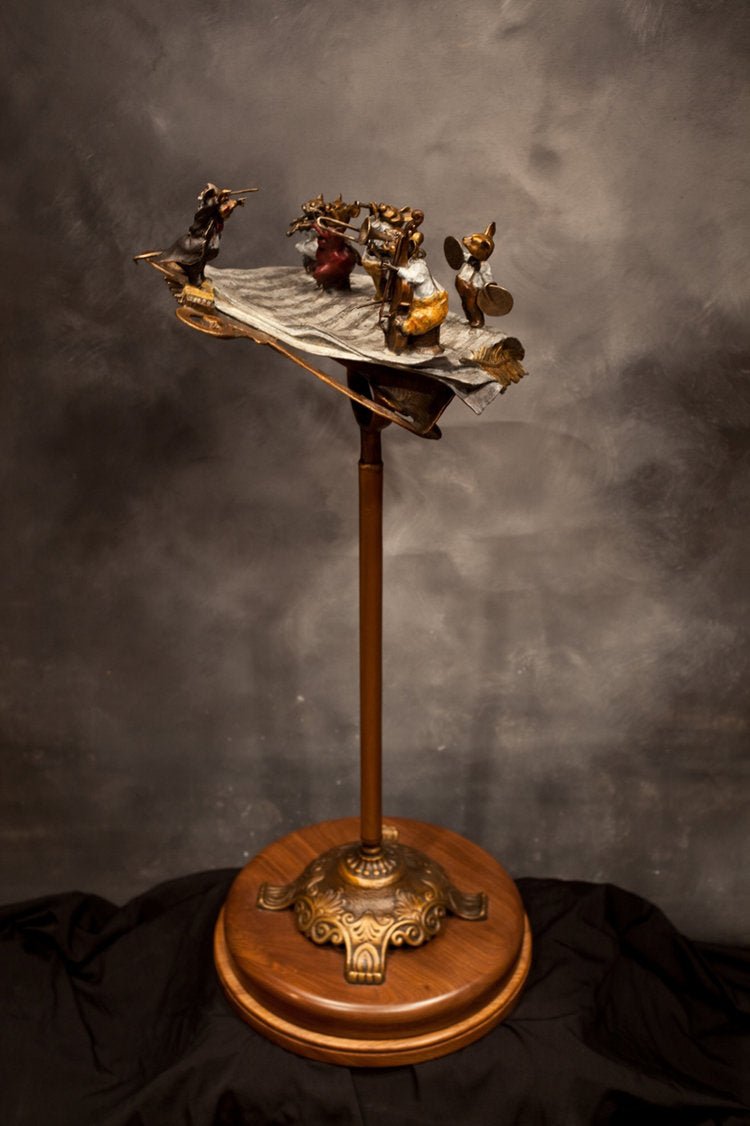 Micetro (On a Stand) (Edition of 120) by Walt Horton | Bronze | Sage Creek Gallery | Full