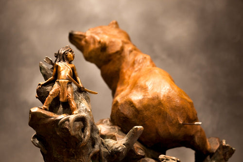 Berry Dreams (Edition of 150) by Walt Horton | Bronze | Sage Creek Gallery | Back