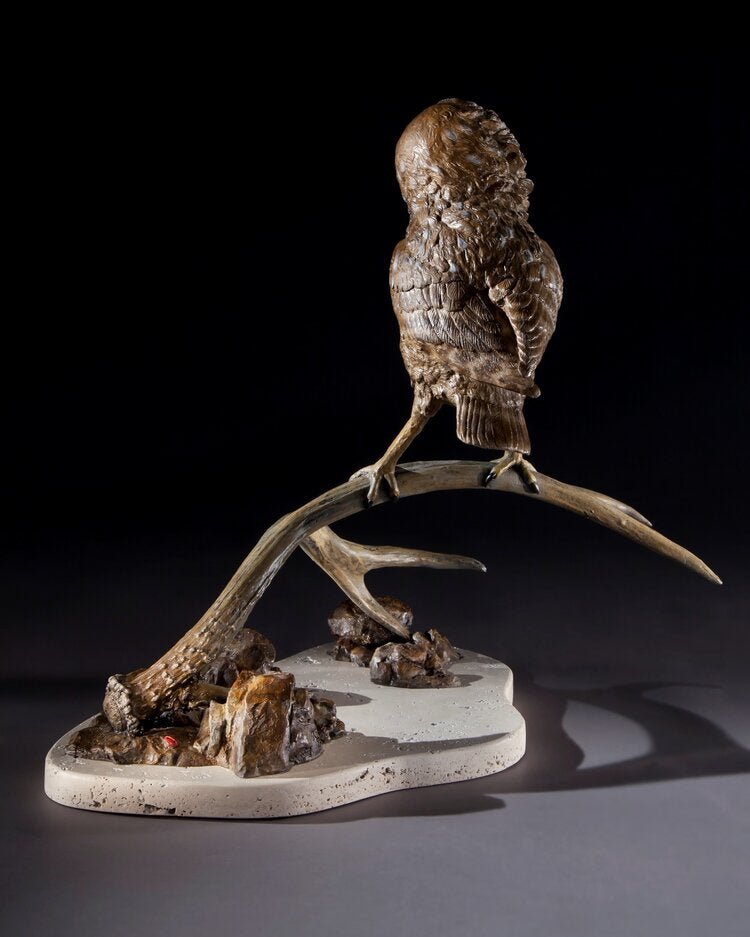 Who You? (Edition of 19) by Diane Mason | Bronze | Sage Creek Gallery | Back