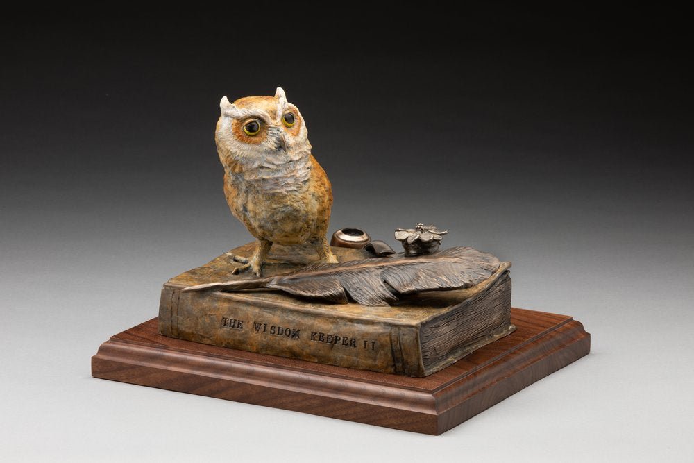 Wisdom Keeper II (Edition of 19) by Diane Mason | Bronze | Sage Creek Gallery | Front 2