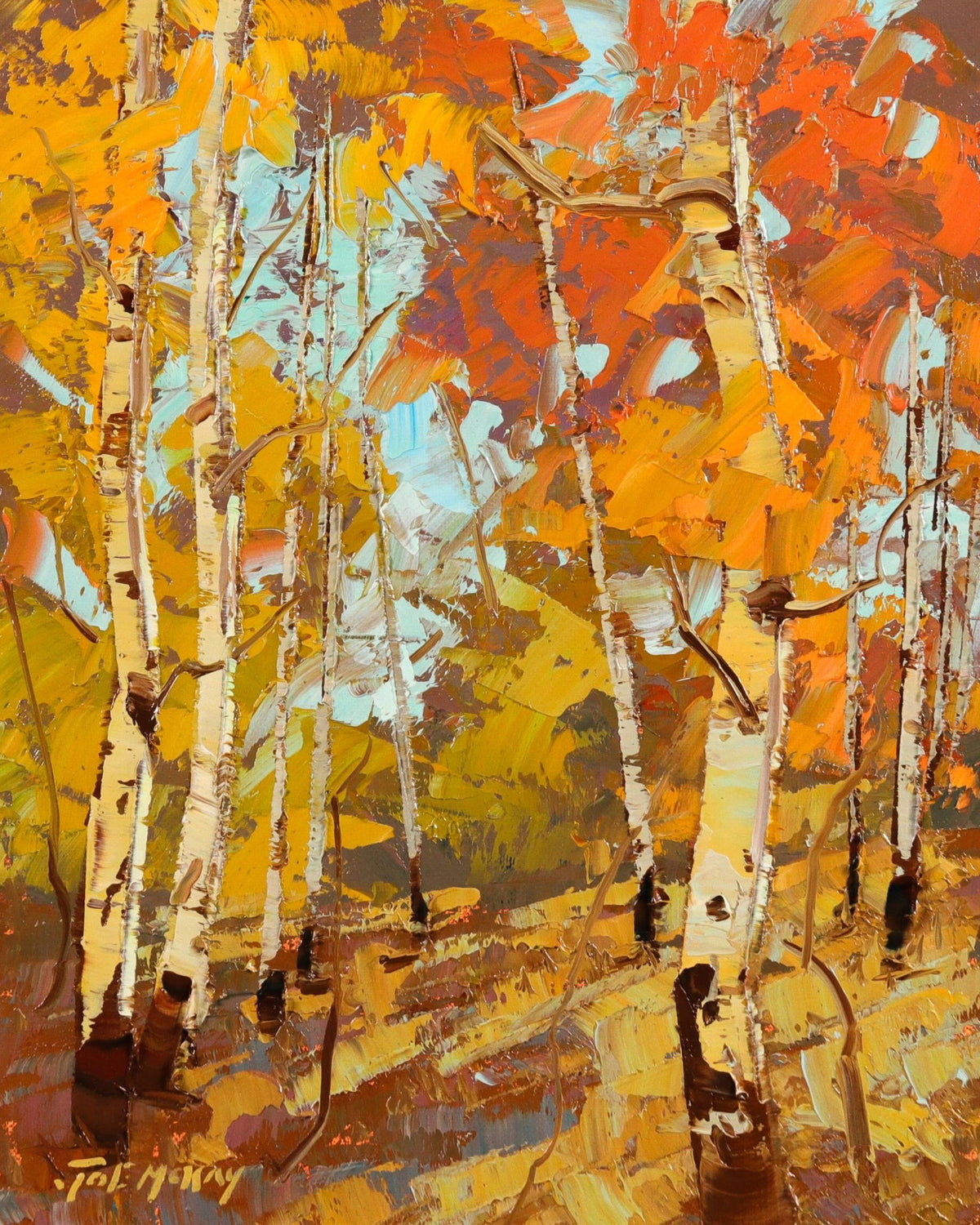 Autumn’s Glow | Joe McKay | Oil | Sage Creek Gallery