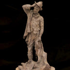 Sleepin' in these Clothes is Getting Old | Scott Rogers | Bronze | Sage Creek Gallery | Closeup