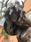 Calling all Buffalo |Scott Rogers | Bronze | Sage Creek Gallery | Closeup