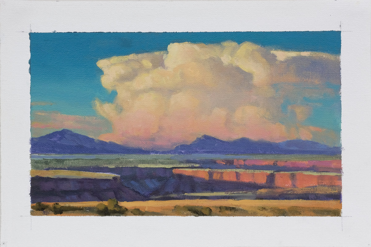 Spirit of the Storm Study | John Rasberry | Oil | Sage Creek Gallery