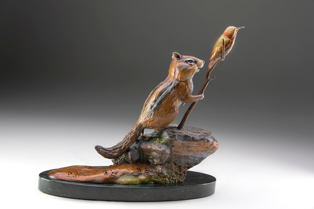 Leave Nothing but Footprints (Edition of 45) by Kim Kori | Bronze | Sage Creek Gallery | Side 2