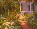 Garden Path at el Zaguan | Sandra Boschet | Oil | Sage Creek Gallery