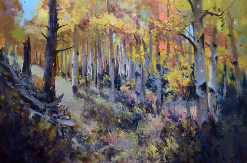 Aspens 1 | Mike Wise | Oil | Sage Creek Gallery