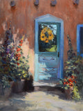 Canyon Road Cerulean | Mike Wise | Oil | Sage Creek Gallery