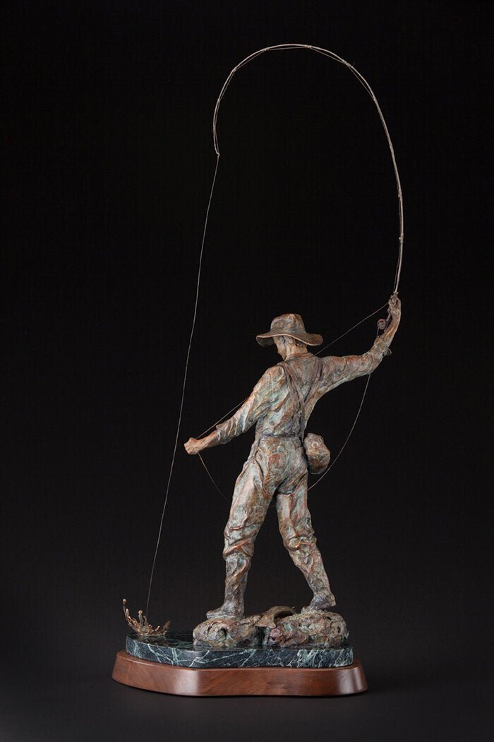 A Moment Caught In Time (Edition of 35) by Ken Rowe | Bronze | Sage Creek Gallery | Back