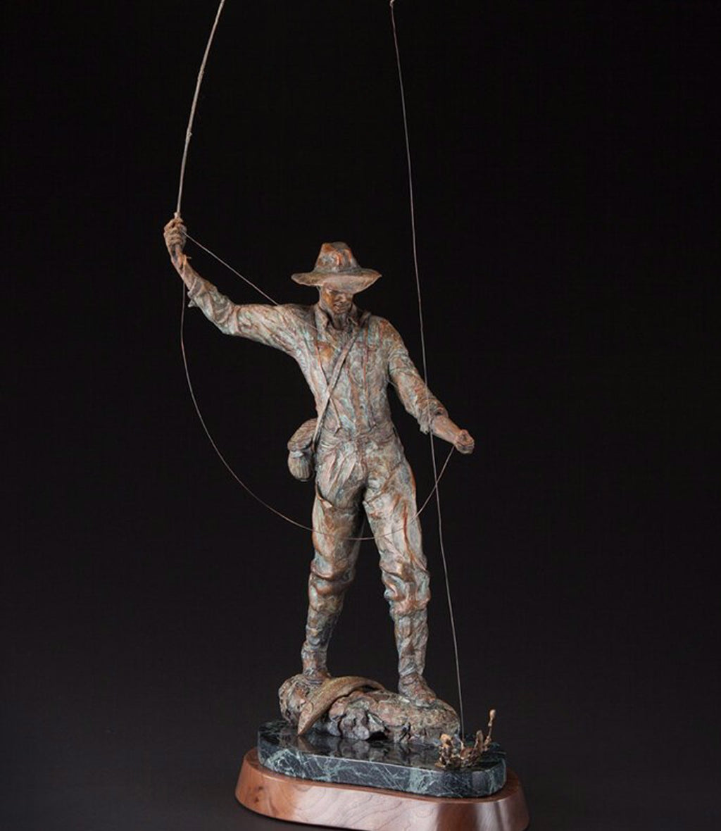 A Moment Caught In Time (Edition of 35) by Ken Rowe | Bronze | Sage Creek Gallery | Front 2