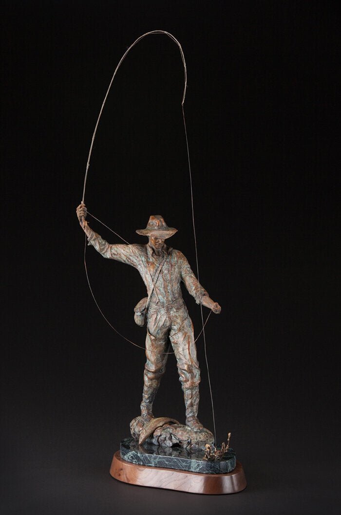 A Moment Caught In Time (Edition of 35) by Ken Rowe | Bronze | Sage Creek Gallery | Front 3