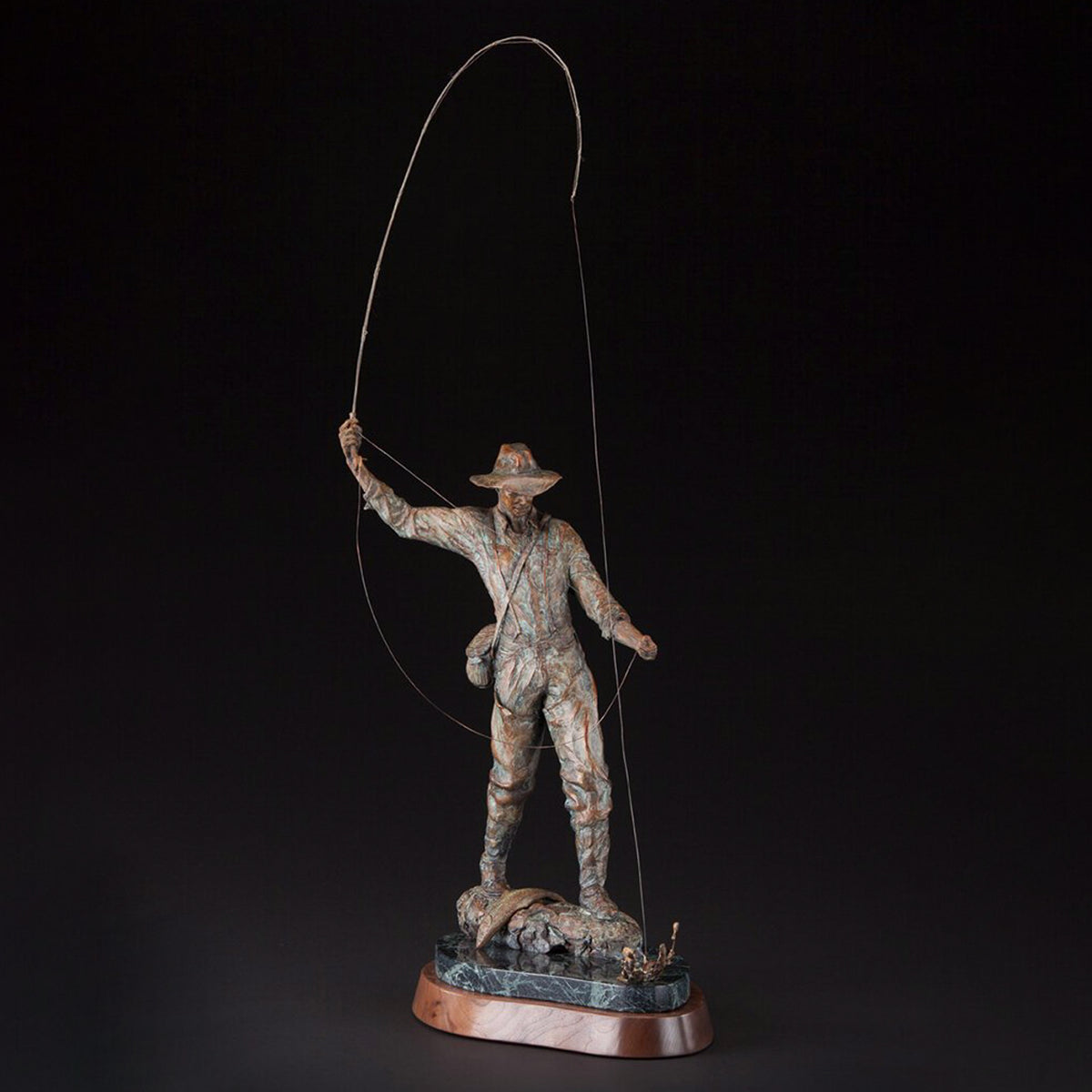 A Moment Caught In Time (Edition of 35) by Ken Rowe | Bronze | Sage Creek Gallery | Front