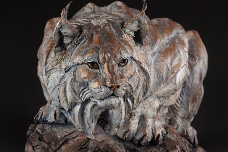 Anticipation (Edition of 35) by Ken Rowe | Bronze | Sage Creek Gallery | Close Up