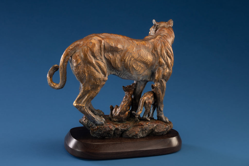Canyon Shadows (Edition of 35) by Ken Rowe | Bronze | Sage Creek Gallery | Side