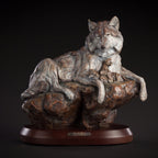 Den Mother (Edition of 35) by Ken Rowe | Bronze | Sage Creek Gallery | Front