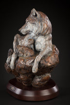 Den Mother (Edition of 35) by Ken Rowe | Bronze | Sage Creek Gallery | side