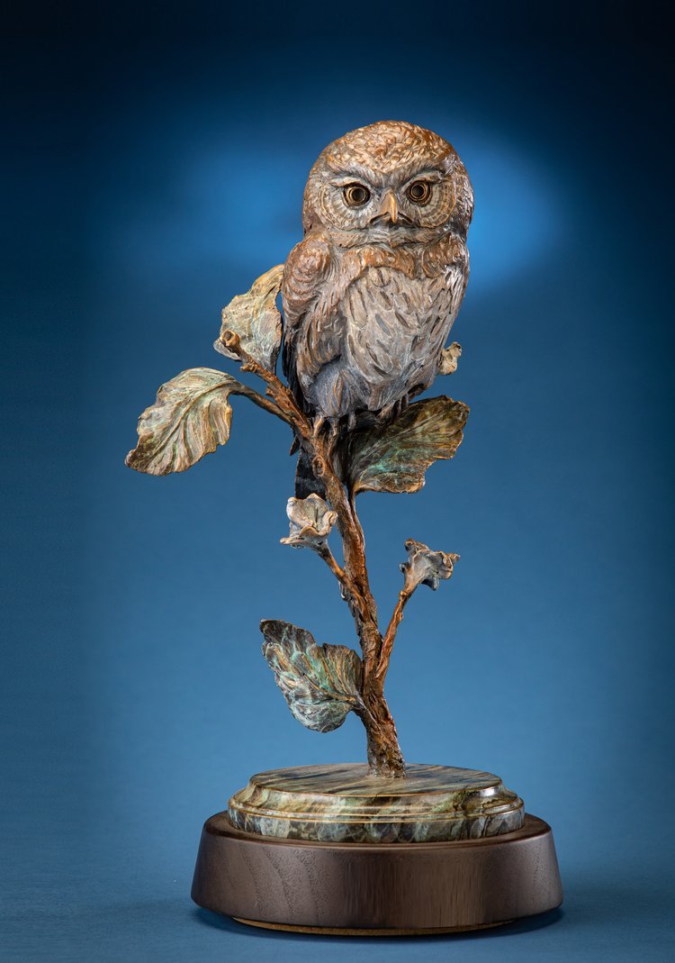 Desert Blossom (Edition of 35) by Ken Rowe | Bronze | Sage Creek Gallery | front