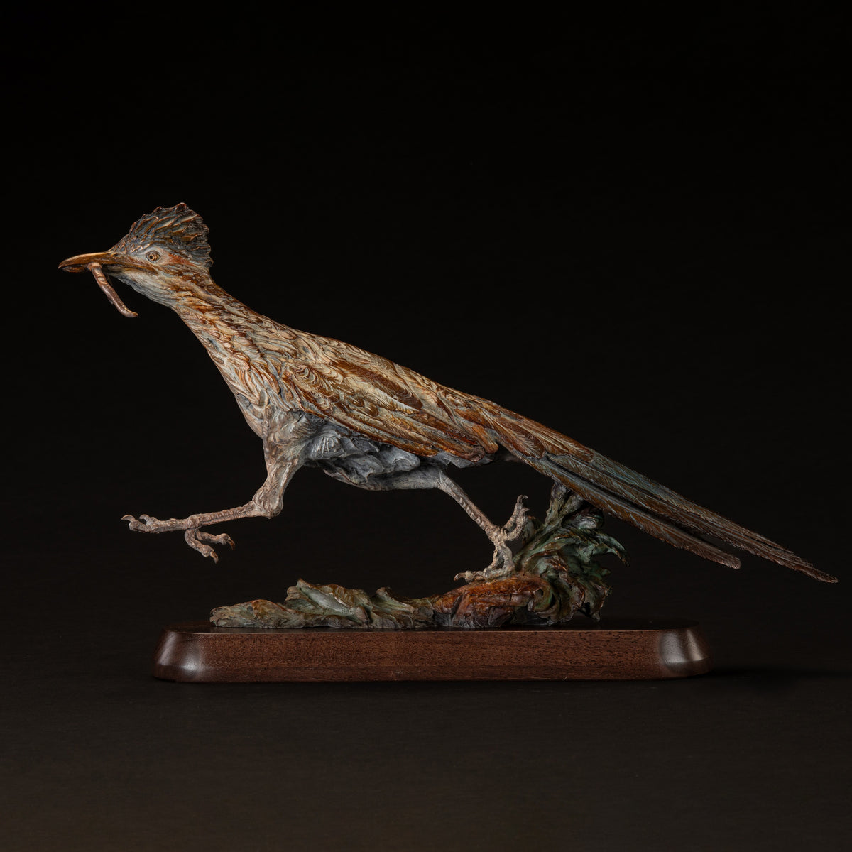 Early Bird (Edition of 35) by Ken Rowe | Bronze | Sage Creek Gallery | Front