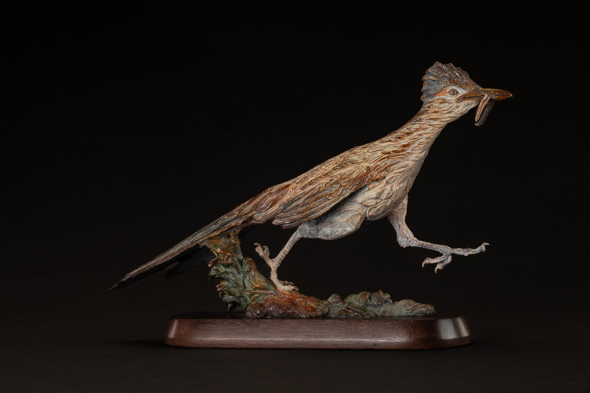 Early Bird (Edition of 35) by Ken Rowe | Bronze | Sage Creek Gallery | Side