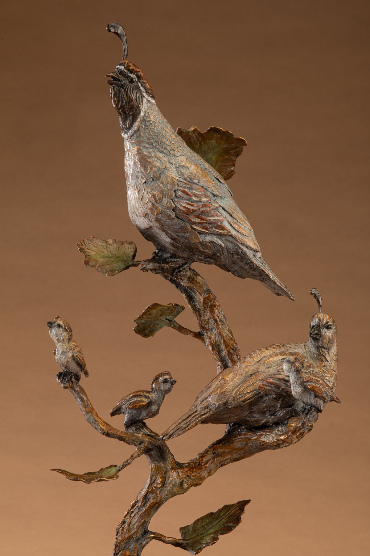 Family Tree II (Edition of 35) by Ken Rowe | Bronze | Sage Creek Gallery | Close Up 1