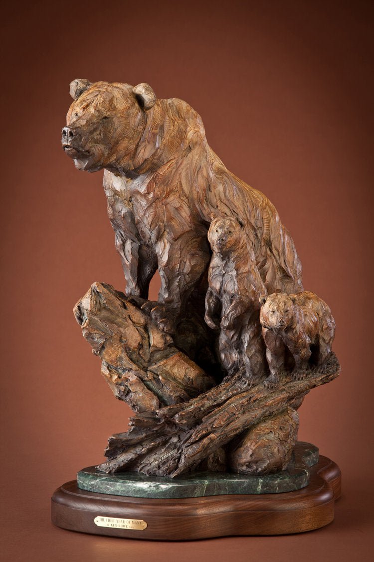 First Year of Many (Edition of 35) by Ken Rowe | Bronze | Sage Creek Gallery | Front 