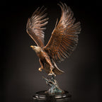 Fly Fishing (Maquette) (Edition of 99) by Ken Rowe | Bronze | Sage Creek Gallery | Front