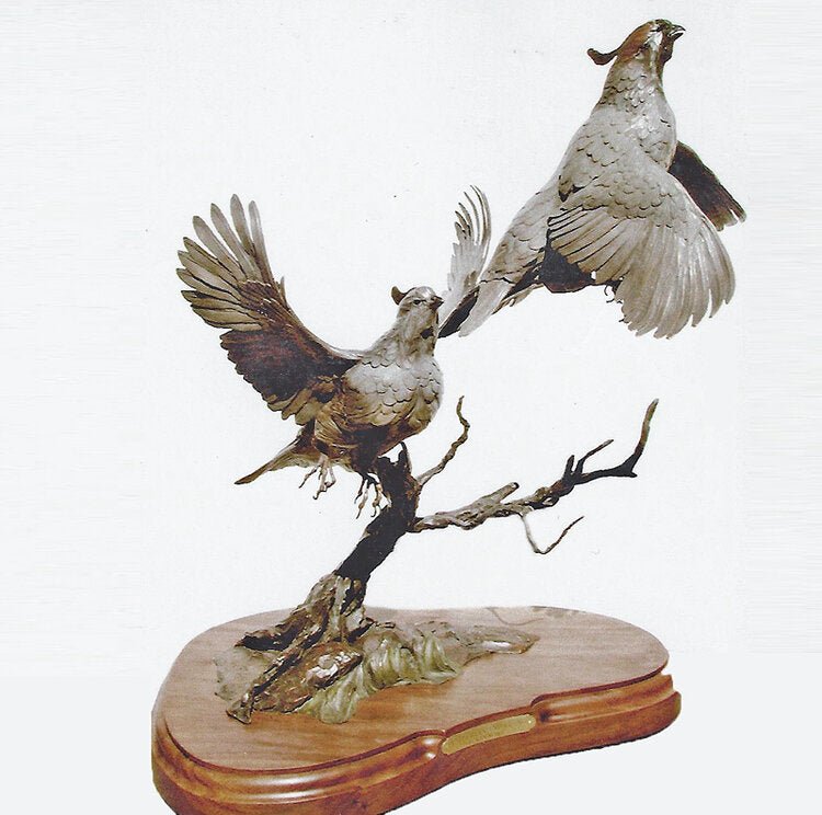 Forty Five Degrees & Rising (Edition of 35) by Ken Rowe | Bronze | Sage Creek Gallery | front