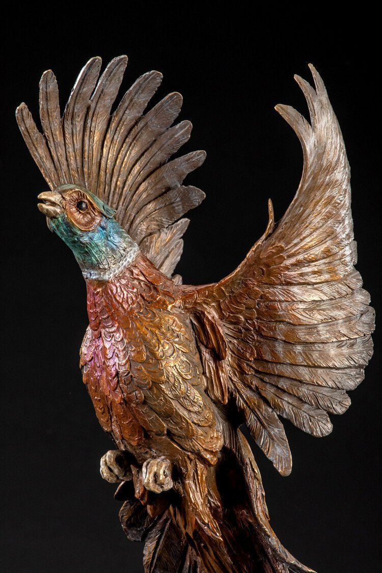 Frequent Flyer (Edition of 35) by Ken Rowe | Bronze | Sage Creek Gallery | Close Up