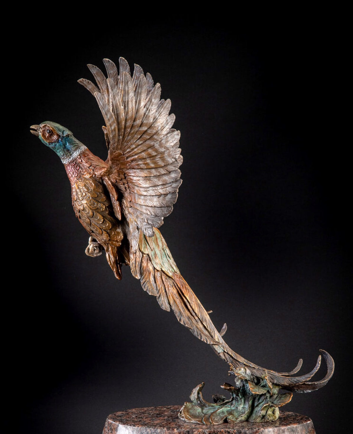 Frequent Flyer (Edition of 35) by Ken Rowe | Bronze | Sage Creek Gallery | Front 2