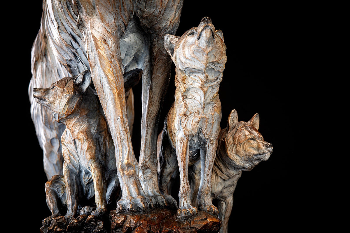 Home on the Horizon (Edition of 35) by Ken Rowe | Bronze | Sage Creek Gallery | Close Up 1