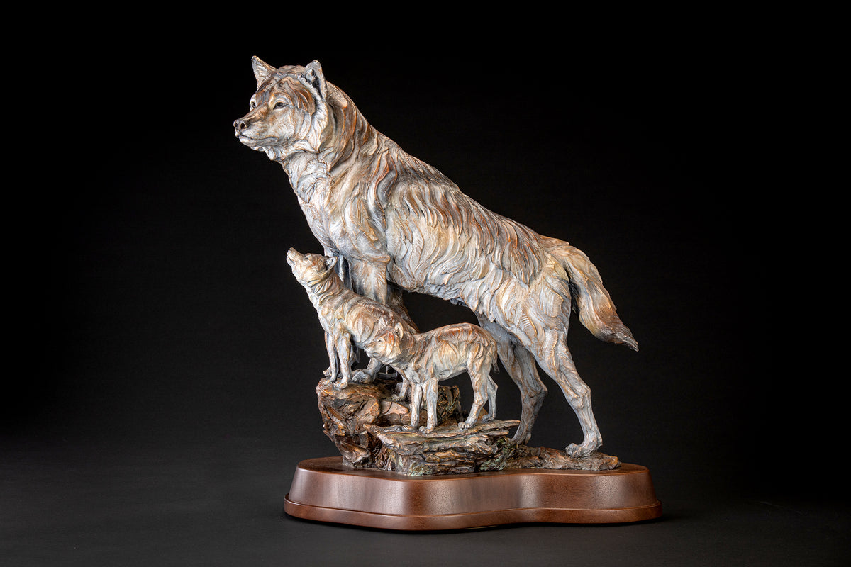 Home on the Horizon (Edition of 35) by Ken Rowe | Bronze | Sage Creek Gallery | Side 1