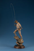Hooked (Master) (Edition of 35) by Ken Rowe | Bronze | Sage Creek Gallery | Front 1